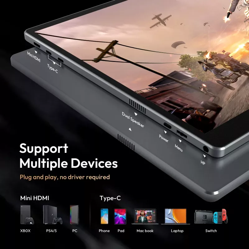 Γιατί πρέπει να επιλέξετε μια φορητή οθόνη 16 ιντσών 1200P για εργασία και ταξίδι;